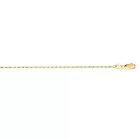 14K Gold 1mm Lumina Chain