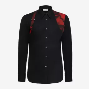 Alexander McQueen Marble Harness Shirt