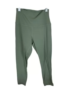 Athletic Capris By Lululemon In Green, Size: 4