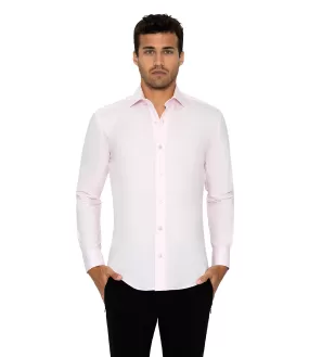 Bertigo Short-Sleeve Shirt | Cooper Pink Knit Shirt