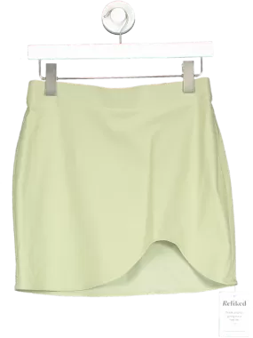 Collusion Green Stretch Mini Skirt UK 10