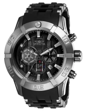 Invicta Star Wars Limited Edition Mens Watch - Darth Vader - Stainless - Chrono