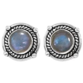 Labradorite Earring 925 Sterling Silver Earring Labradorite Silver Stud Earring Labradorite,Stud For Women