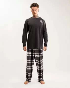 Newcastle United Men's Check Pyjama Set