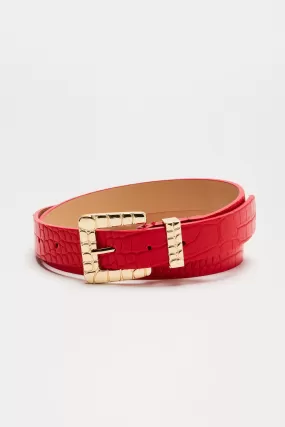 On My Terms Belt - Red