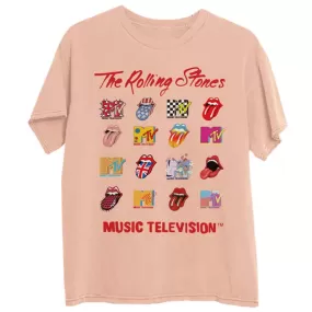 Rolling Stones MTV Tongues Short Sleeve T-Shirt