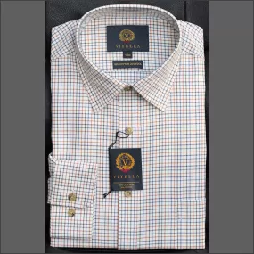 VIYELLA Conker CHECK WOOL BLEND SHIRT <>