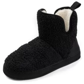 Women's Fuzzy Fleece House Bootie Ladies' Memory Foam Slipper