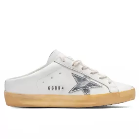 Women's Super-Star Sabot - White/Silver